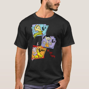 Camiseta Ed Edd N Eddy Painéis de Grupo Empilhados Alternat