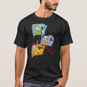 Camiseta Ed Edd N Eddy Painéis Grupo Empilhados