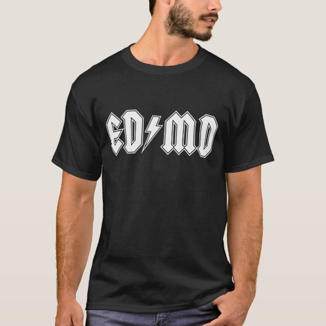 Camiseta ED/MD M/W/C na obscuridade (Frente)