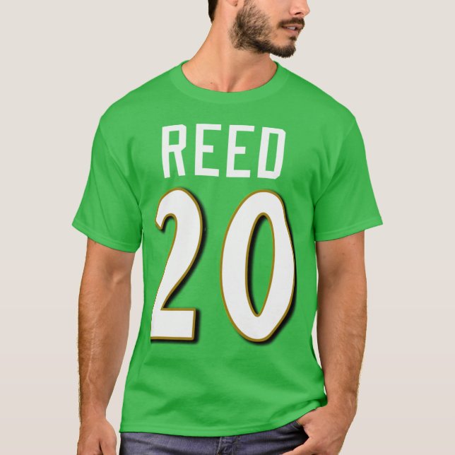 Camiseta Ed Reed Number Oversize (Frente)