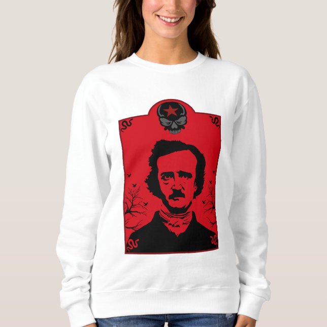 Camiseta Edgar Allan Poe Art Gift (Frente)