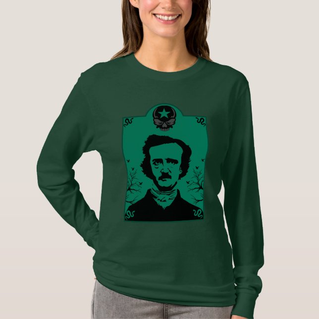 Camiseta Edgar Allan Poe Art Gifts (Frente)