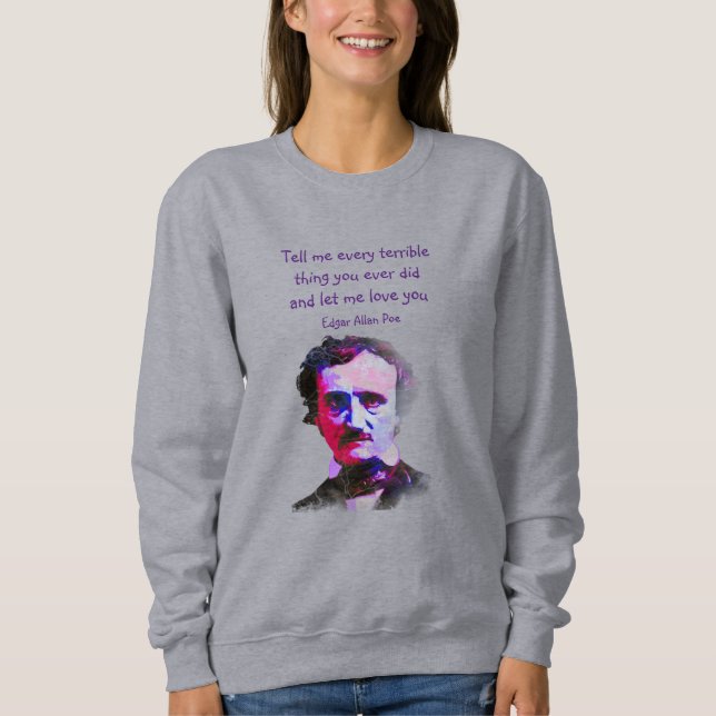 Camiseta Edgar Allan Poe Autor Poe Poet Love Cote T-S (Frente)