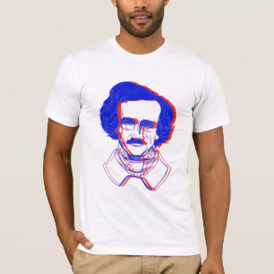 Camiseta Edgar Allan Poe em 3D