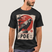 Edgar Allan Poe Raven - Design de Literatura Gótic