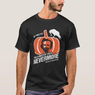 Camiseta Edgar Allan Poe Raven sobre o Dia das Bruxas de Pu