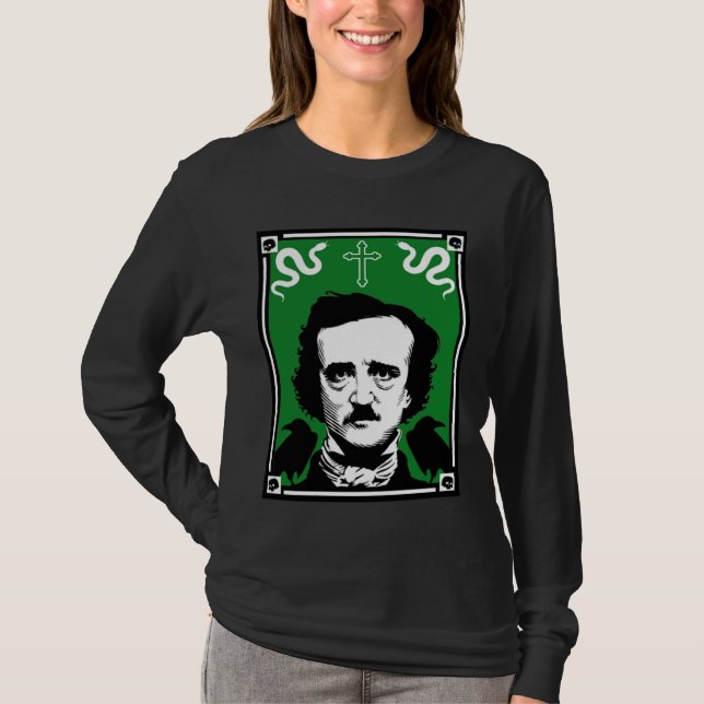 Camiseta Edgar Allan Poe Sweatshirt Original (Frente)