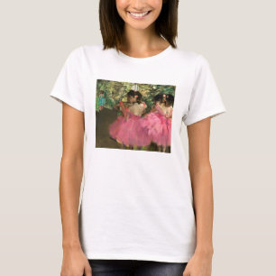 Camiseta Edgar Degas - Dançarinas em rosa