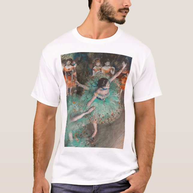 Camiseta Edgar Degas - Dançarino Balançante / Dançarino em  (Frente)