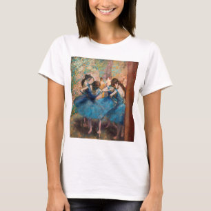 Camiseta Edgar Degas - Dançarinos em azul