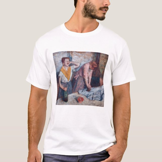 Camiseta Edgar Degas - Mulheres Passando Roupa (Frente)