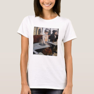 Camiseta Edgar Degas - Num Café / A Absinthe