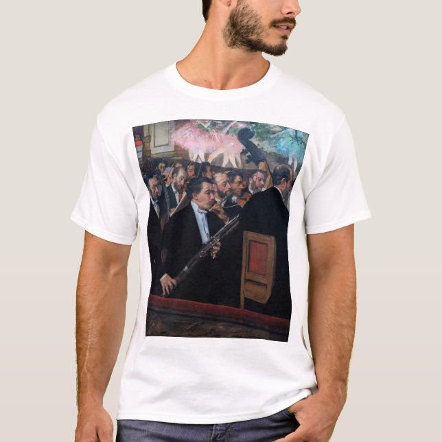 Camiseta Edgar Degas - Orquestra na Ópera (Frente)