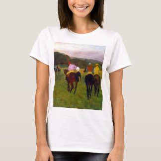 Camiseta Edgar Degas Race Horses em Longchamp