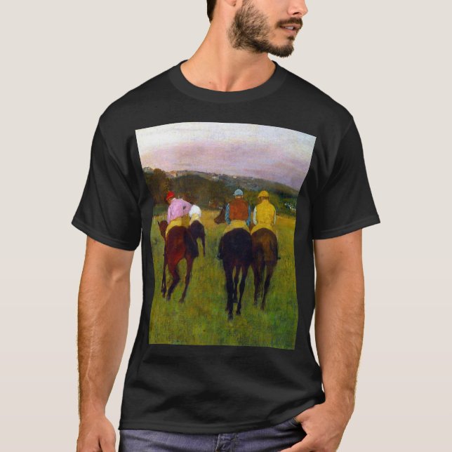 Camiseta Edgar Degas Race Horses em Longchamp (Frente)