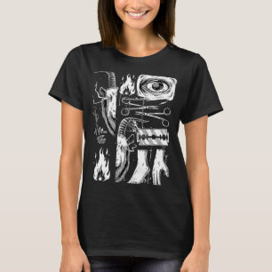 Camiseta Edgy Baphomet Sharp Objects emo Occu