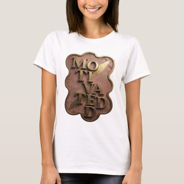 Camiseta Edgy Gold MOTIVATED (Frente)