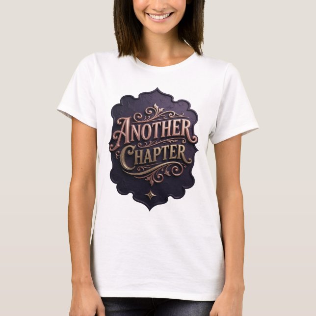 Camiseta Edgy Gold OUTRO CAPÍTULO Design Personalizado (Frente)