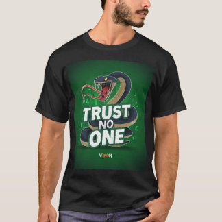 Camiseta Edgy King Cobra Illustration com Trust No