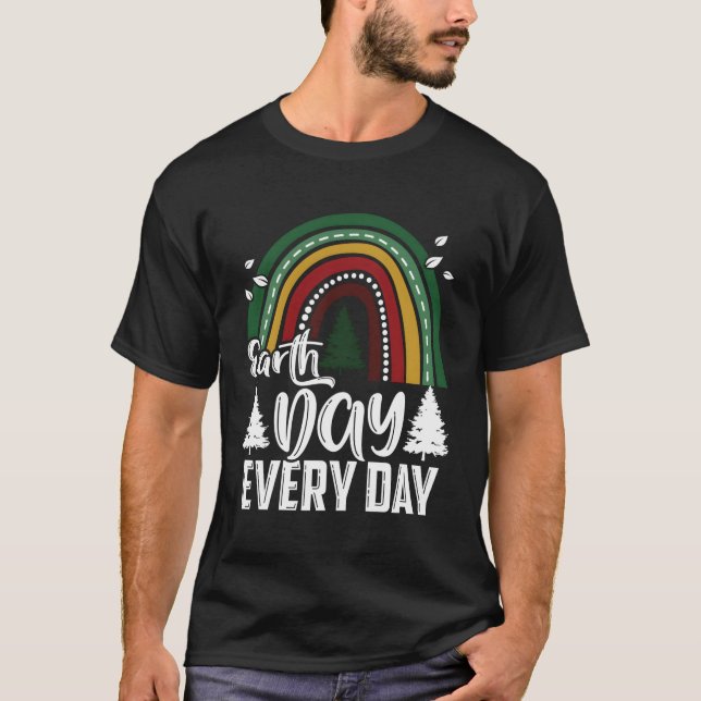 Camiseta Edia, dia a dia, Planeta de Consciência Animal (Frente)