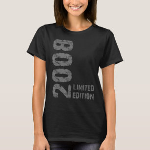 Camiseta Edição de 2008 Doce 16 Aniversário Garota 1