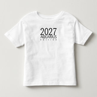 Camiseta edição de Aquário de 2026 com símbolo