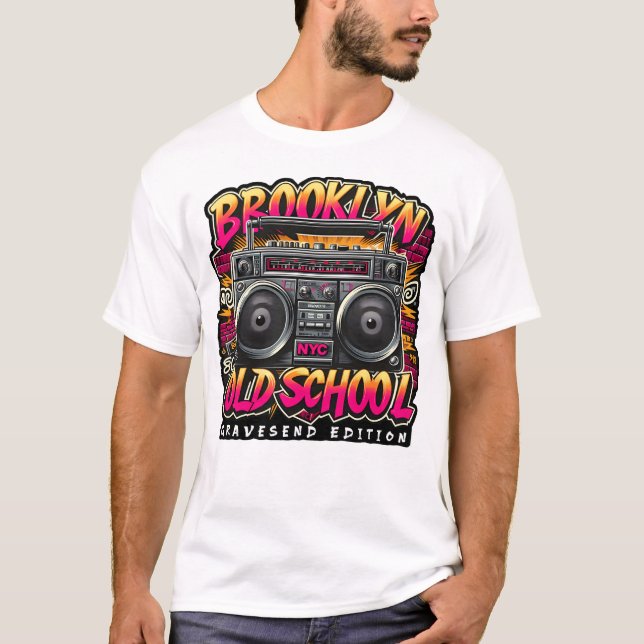 Camiseta Edição de Gravesend da Escola Antiga do Brooklyn (Frente)