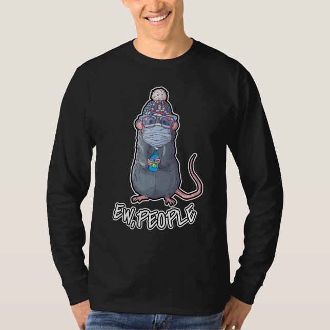 Camiseta Edição de Inverno Ew Pessoas Dizendo Rato de Estim (Frente)