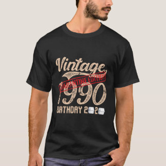 Camiseta Edição de Quarentena Aniversário Presente Vintage-