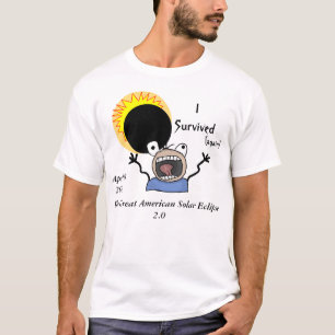 Camiseta Edição de Sobrevivência do Eclipse Solar de 202