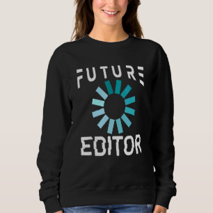 Camiseta Edição do Editor de Vídeo Futuro do Editor