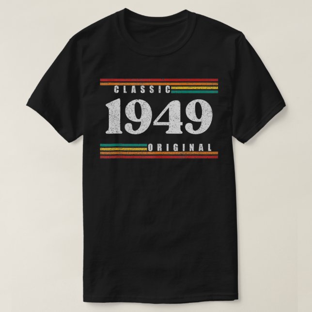 Camiseta Edição do final de 1949 (Frente do Design)
