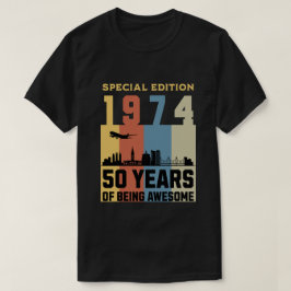 Camiseta Edição Especial De 1974, 50 Anos De Incrível