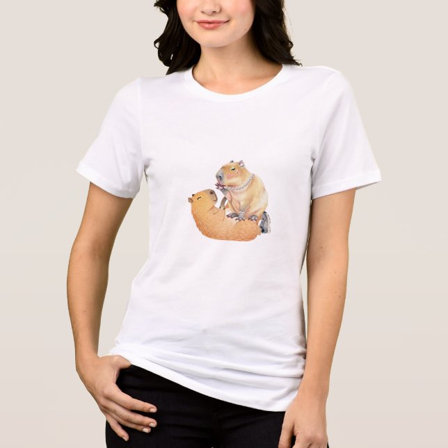 Camiseta Edição especial do Dia dos Namorados do capivara  (Frente)