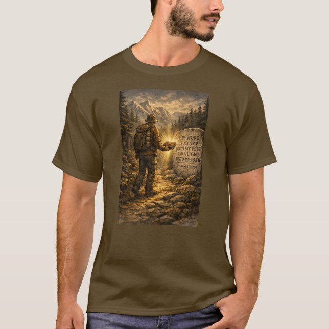 Camiseta Edição “Lâmpada para os Meus Pés” (Frente)
