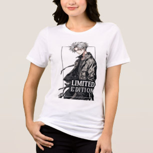 Camiseta Edição Limitada Anime Boy Grunge Techwear Streetwe