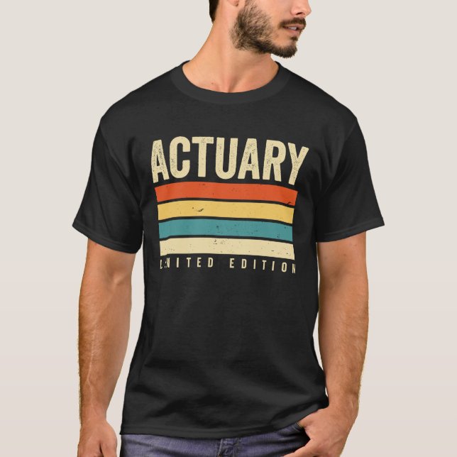 Camiseta Edição limitada atuária (Frente)