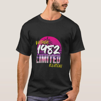 Camiseta EDIÇÃO LIMITADA DA VINTAGEM DE aniversário de 40 a