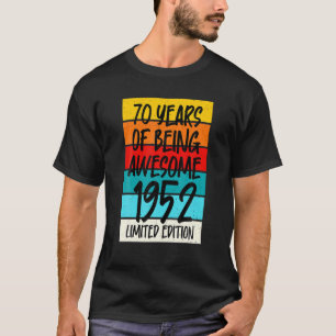 Camiseta Edição Limitada De 1952 T 70 Anos De Esforço