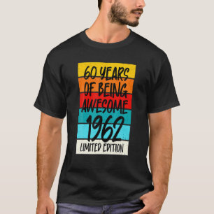 Camiseta Edição Limitada De 1962 T 60 Anos De Esforço