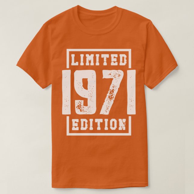 Camiseta Edição limitada de 1971 (Frente do Design)