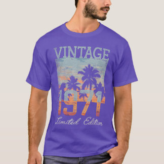 Camiseta Edição Limitada de 1971 Aniversário de 54 anos 54 