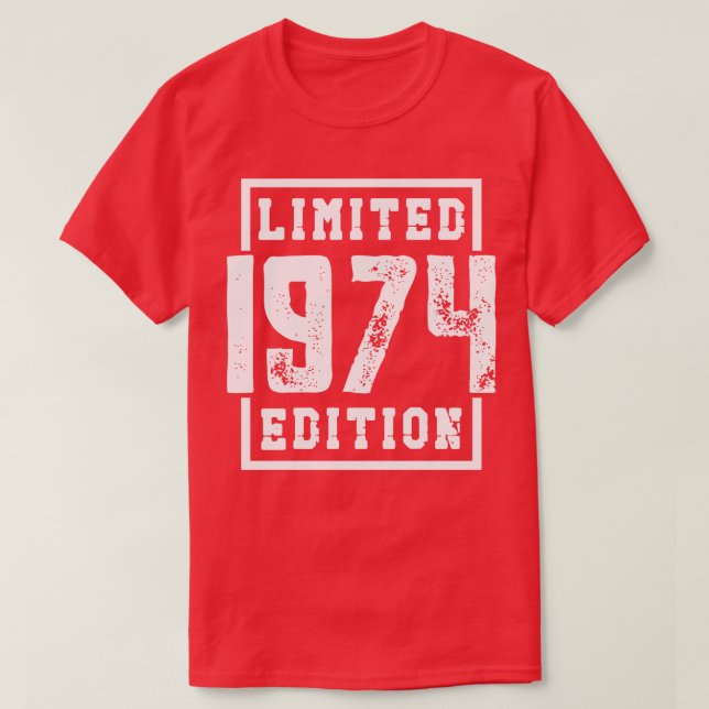 Camiseta Edição limitada de 1974 (Frente do Design)