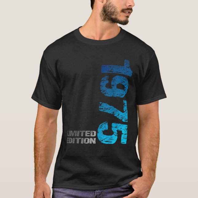 Camiseta Edição limitada de 1975 50º Nascer de aniversário  (Frente)