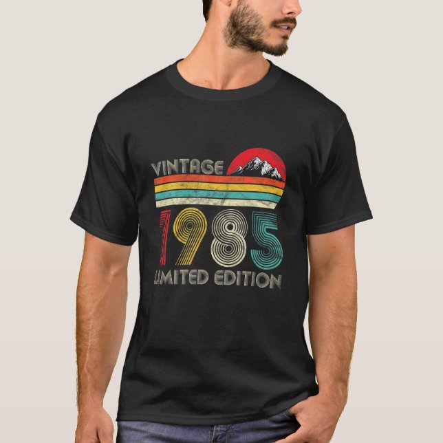 Camiseta Edição Limitada De 1985, 36 Anos De Idade 36 Anive (Frente)