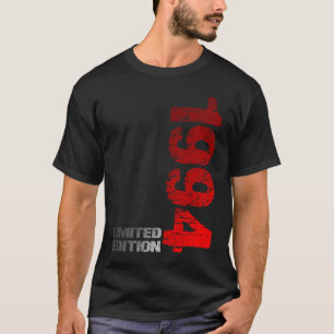 Camiseta Edição limitada de 1994 29º nascer de aniversário