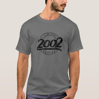 Camiseta Edição Limitada De 2002 Vintage 19 Anos Aniversári