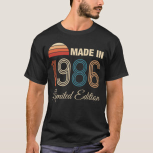 Camiseta Edição Limitada de 40º Aniversário de 1986