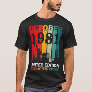 Camiseta Edição limitada de 40 anos de Bei, outubro de 1981