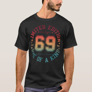Camiseta Edição Limitada de 69 Anos de Idade Vintage 1957